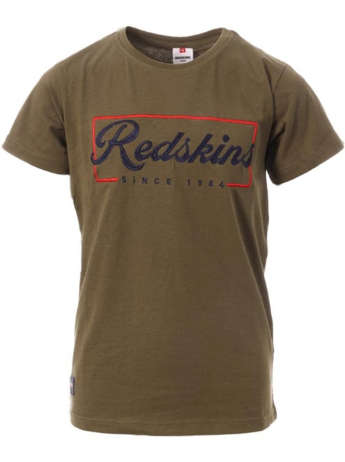 T-Shirt Kaki para Rapaz Redskins TS6074 - Kiabi T-Shirt Kaki para Rapaz Redskins TS6074 - Kiabi