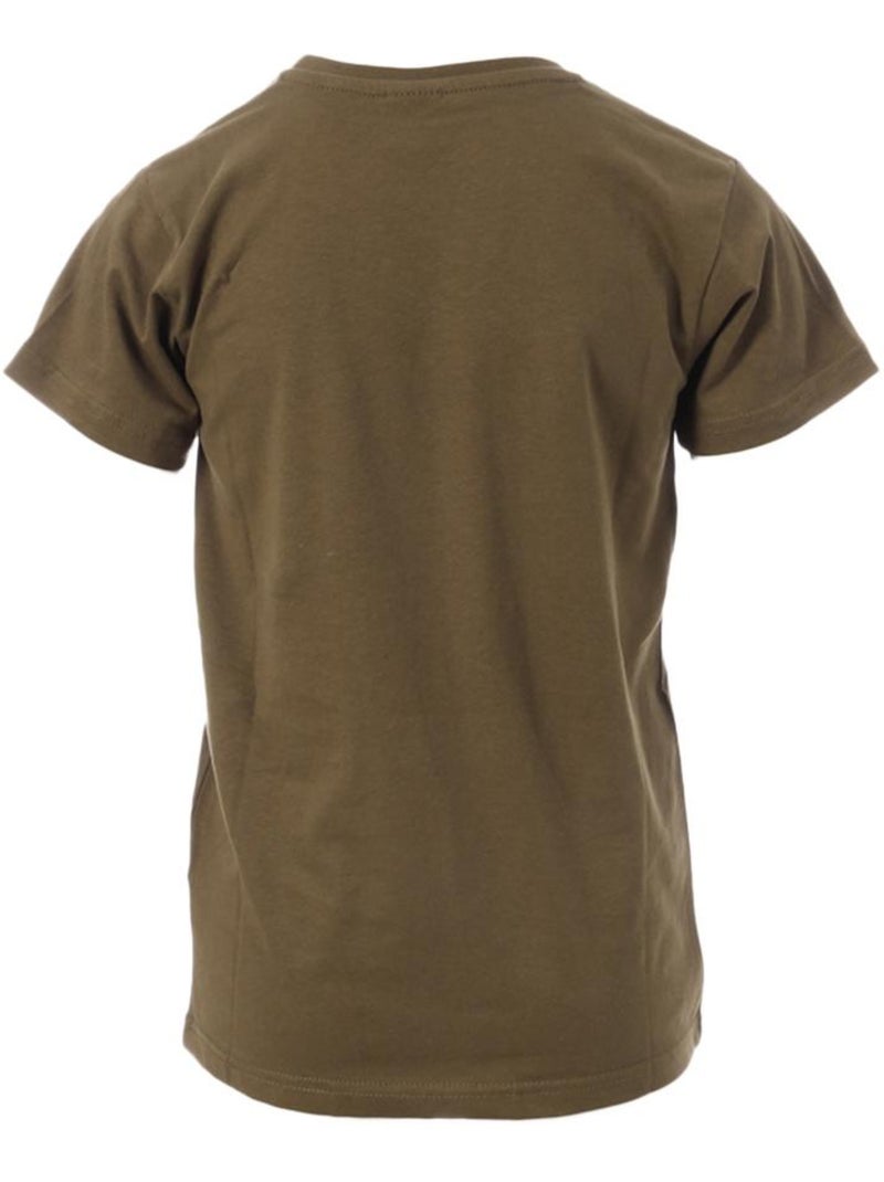 T-Shirt Kaki para Rapaz Redskins TS6074 Verde cáqui claro - Kiabi