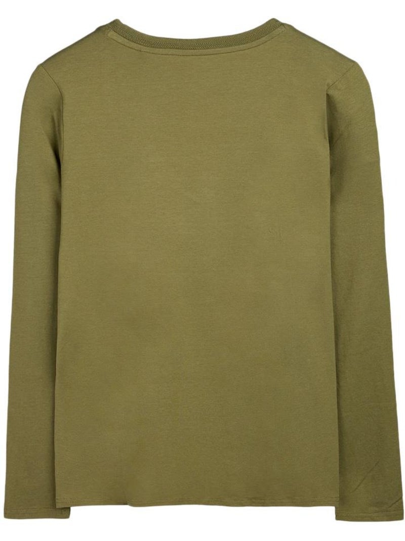 T-shirt Kaki Teddy Smith Mianas para Mulher Verde - Kiabi