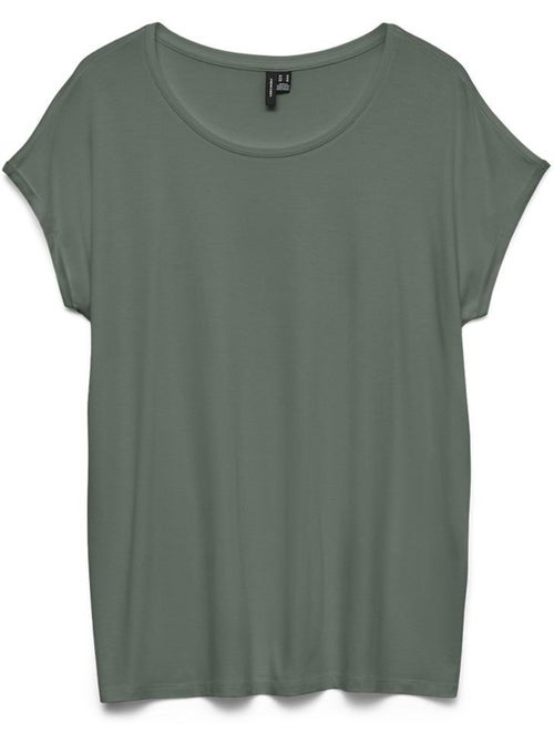 T-shirt Kaki Vero Moda Fosia para Mulher - Kiabi T-shirt Kaki Vero Moda Fosia para Mulher - Kiabi