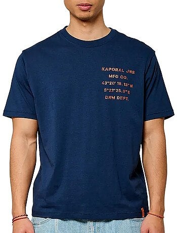 T-Shirt Kaporal BARKH para Homem Azul Marinho