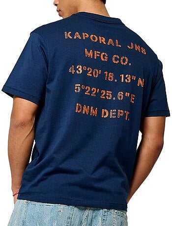 T-Shirt Kaporal BARKH para Homem Azul Marinho