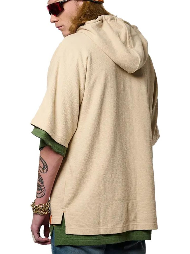 T-Shirt Kaporal Batis Bege para Homem Bege - Kiabi