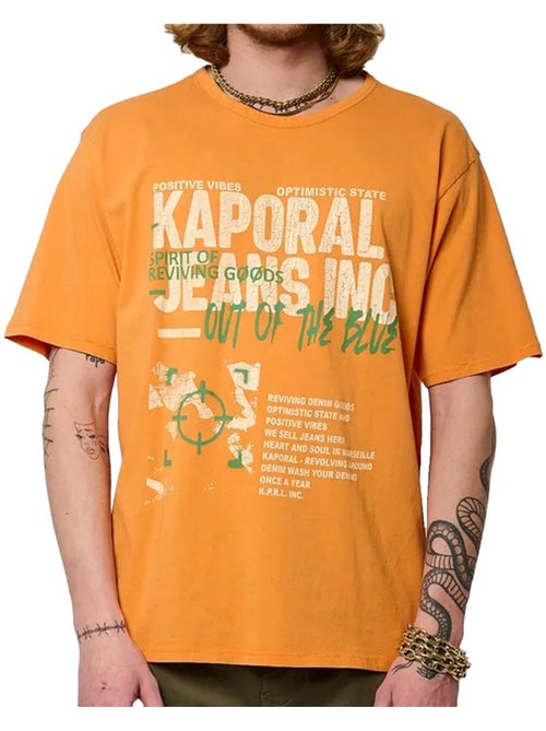 T-shirt kaporal belem laranja para homem - Kiabi T-shirt kaporal belem laranja para homem - Kiabi