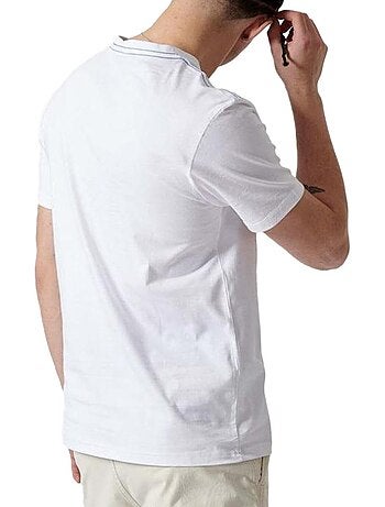 T-Shirt Kaporal BERTO para Homem Branco/Azul