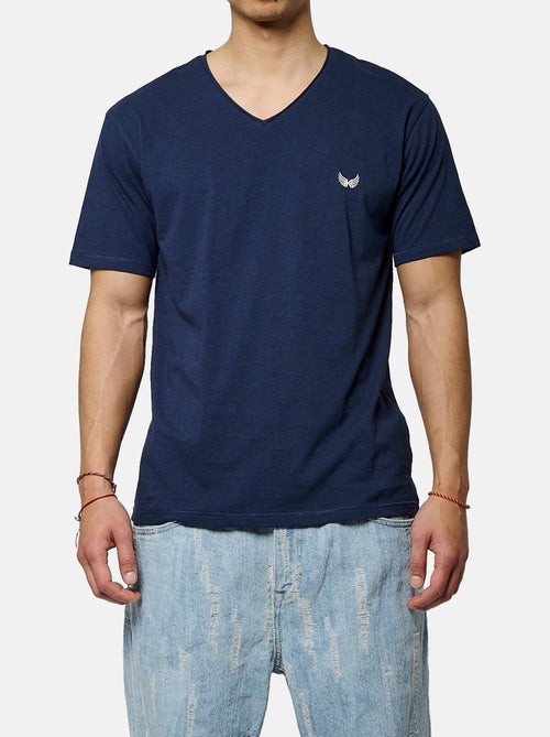 T-shirt Kaporal Beter para Homem Azul Marinho - Kiabi T-shirt Kaporal Beter para Homem Azul Marinho - Kiabi