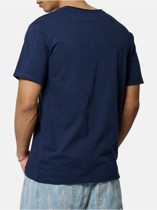 T-shirt Kaporal Beter para Homem Azul Marinho - Kiabi T-shirt Kaporal Beter para Homem Azul Marinho - Kiabi