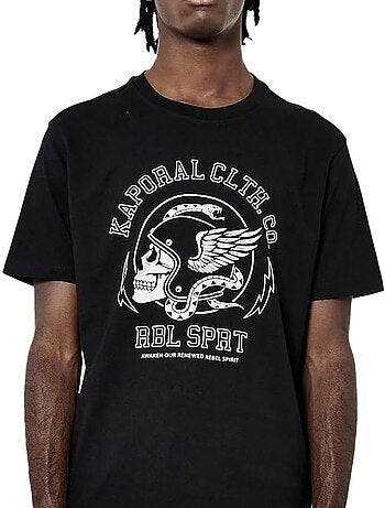 T-Shirt Kaporal CONOR Preto para Homem