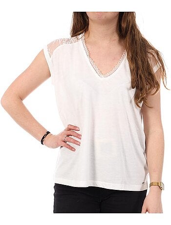 T-Shirt Kaporal FAITH Branco para Mulher