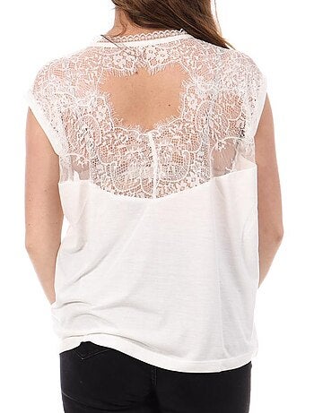 T-Shirt Kaporal FAITH Branco para Mulher