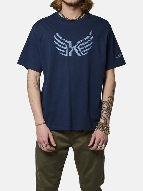 T-shirt Kaporal Jack para Homem Azul-Marinho - Kiabi T-shirt Kaporal Jack para Homem Azul-Marinho - Kiabi