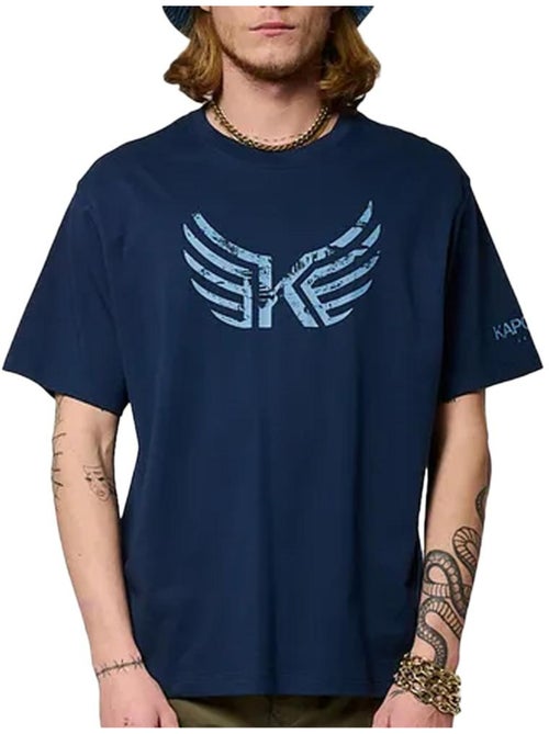 T-shirt Kaporal Jack para Homem Azul-Marinho - Kiabi T-shirt Kaporal Jack para Homem Azul-Marinho - Kiabi