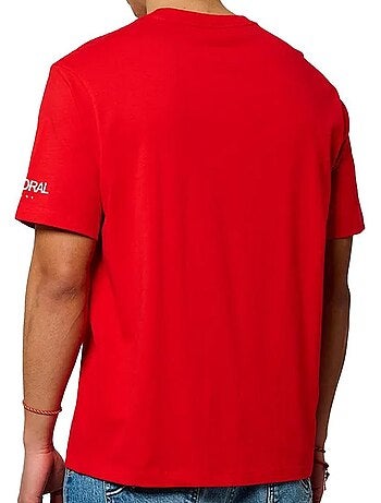 T-shirt kaporal jack vermelho para homem