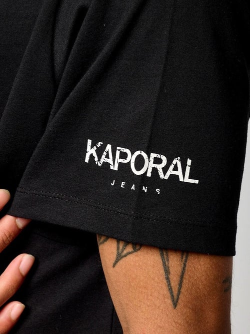 T-Shirt Kaporal JACKH Preto para Homem - Kiabi