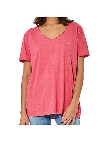 T-shirt Kaporal Jipsye Rosa para Mulher
