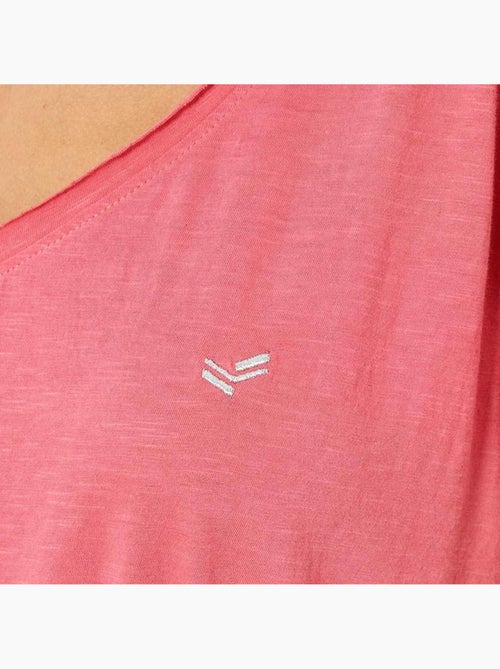 T-shirt kaporal jipsye rosa para mulher - Kiabi