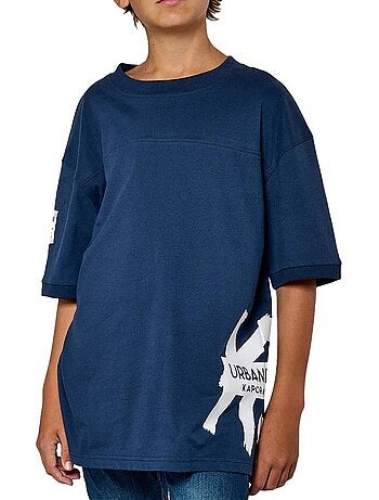 T-shirt Kaporal Marco para Rapaz, Azul Marinho