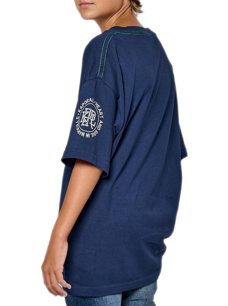 T-shirt Kaporal MARSOH para Rapaz, Azul-Marinho Azul-marinho - Kiabi
