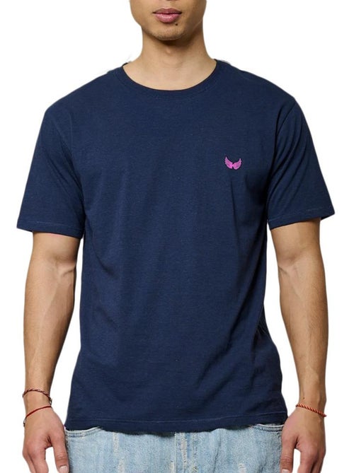 T-shirt Kaporal Meter para Homem Azul-Marinho - Kiabi T-shirt Kaporal Meter para Homem Azul-Marinho - Kiabi