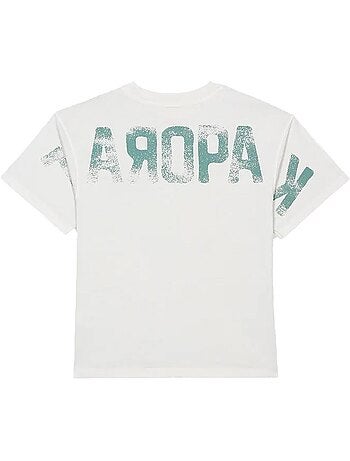 T-shirt Kaporal Obar para Menino Branco/Verde