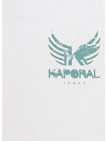 T-shirt Kaporal Obar para Menino Branco/Verde