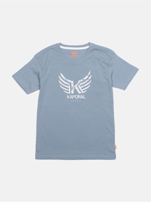 T-Shirt Kaporal Ollie Azul para Rapaz - Kiabi T-Shirt Kaporal Ollie Azul para Rapaz - Kiabi