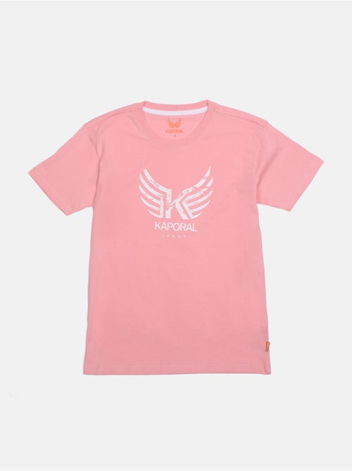 T-Shirt Kaporal Ollie para Rapaz Rosa - Kiabi T-Shirt Kaporal Ollie para Rapaz Rosa - Kiabi