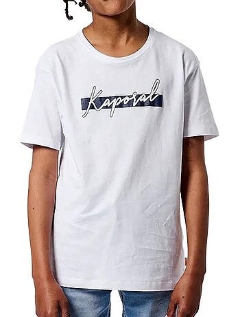 T-shirt Kaporal OMILE25 Branco para Rapaz