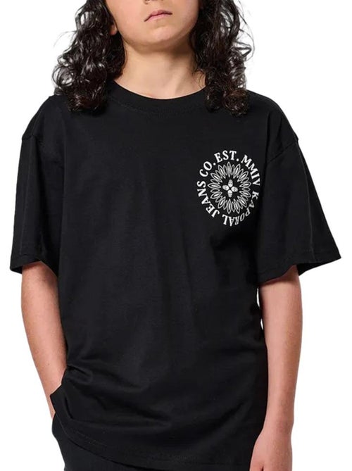 T-Shirt Kaporal Onito Preto para Rapaz - Kiabi T-Shirt Kaporal Onito Preto para Rapaz - Kiabi