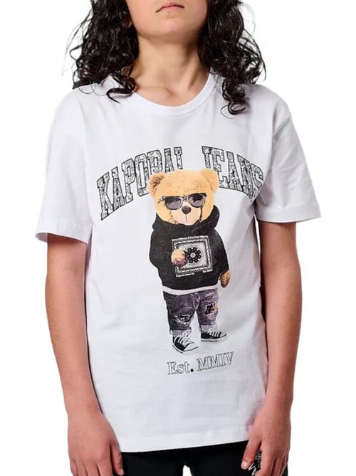 T-Shirt Kaporal Onour Branco para Rapaz - Kiabi T-Shirt Kaporal Onour Branco para Rapaz - Kiabi