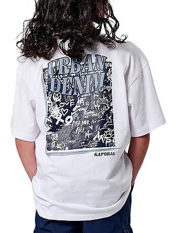T-shirt kaporal orion branco para rapaz