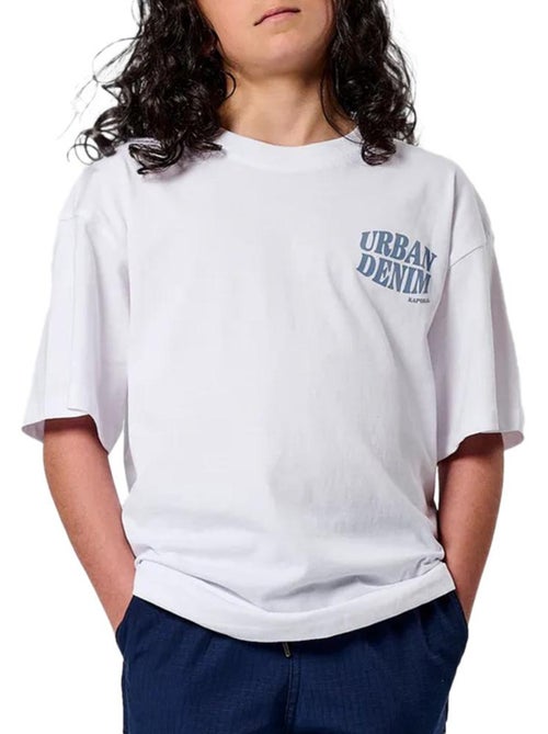 T-Shirt Kaporal Orion Branco para Rapaz - Kiabi T-Shirt Kaporal Orion Branco para Rapaz - Kiabi