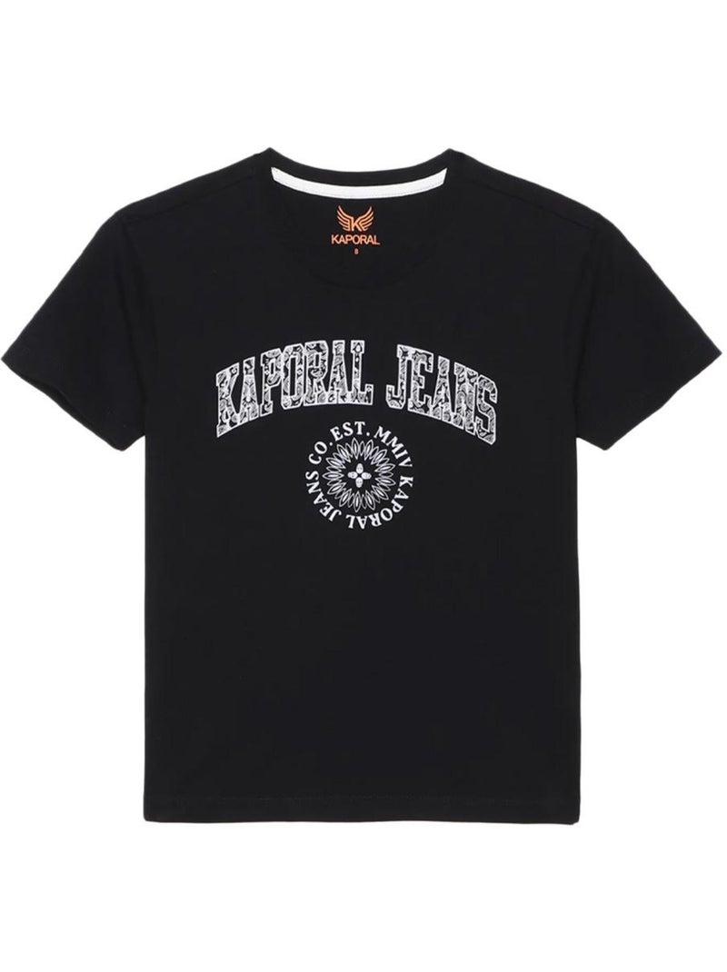 T-Shirt Kaporal Orion Preto para Rapaz Preto - Kiabi