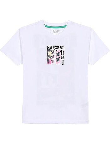 T-Shirt Kaporal Ostyn Branco para Rapaz