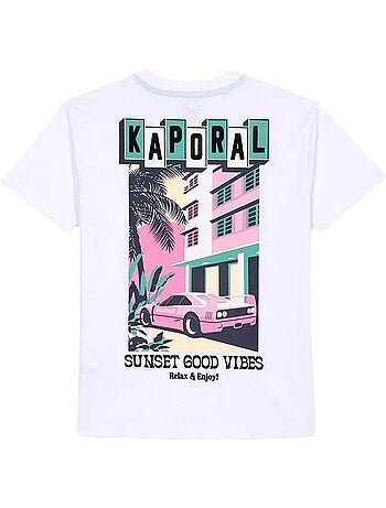 T-Shirt Kaporal Ostyn Branco para Rapaz