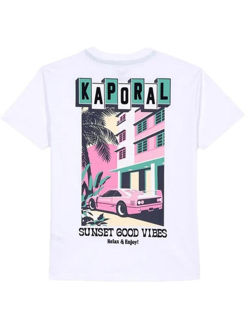 T-Shirt Kaporal Ostyn Branco para Rapaz - Kiabi T-Shirt Kaporal Ostyn Branco para Rapaz - Kiabi