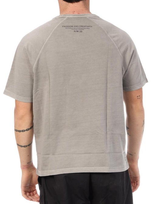 T-Shirt Kaporal Rakim Cinzento para Homem - Kiabi