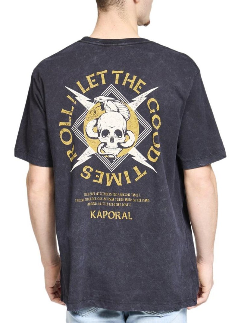 T-Shirt Kaporal RALPH Preto para Homem Preto - Kiabi