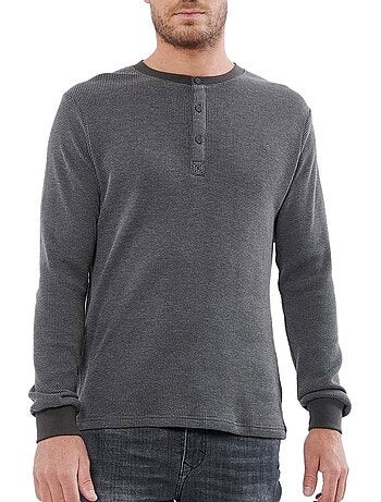 T-shirt Kaporal Riad Cinzento/Preto para Homem