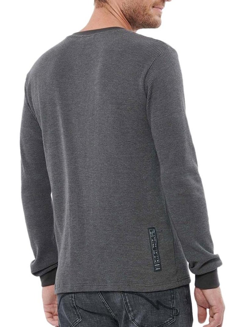 T-shirt Kaporal Riad Cinzento/Preto para Homem Cinza-prateado - Kiabi