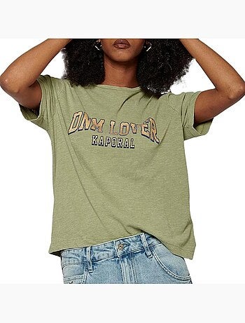T-Shirt Kaporal SALTO Verde para Mulher