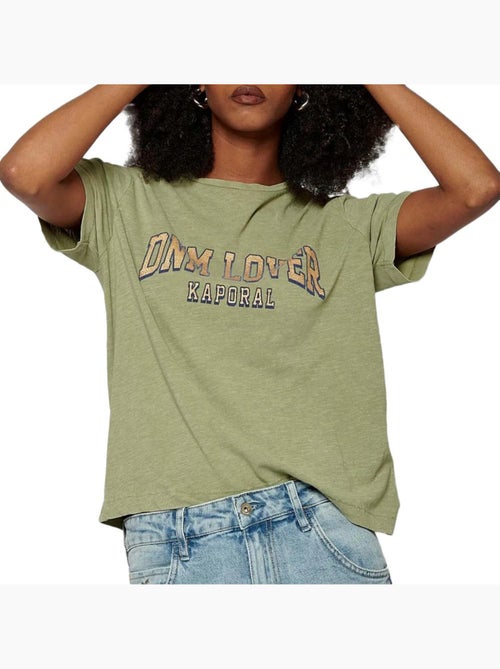 T-Shirt Kaporal SALTO Verde para Mulher - Kiabi T-Shirt Kaporal SALTO Verde para Mulher - Kiabi