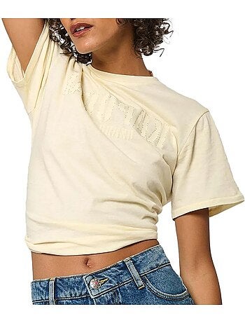 T-shirt Kaporal SARMY Bege para Mulher