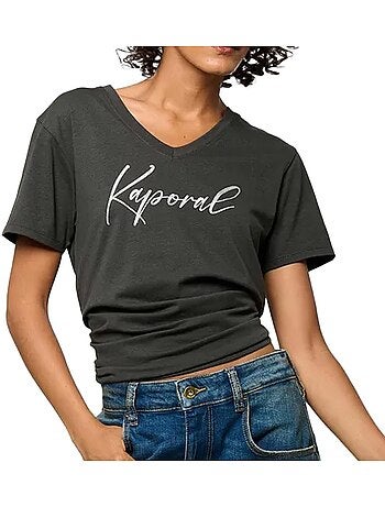 T-shirt Kaporal SIGNE Cinzento para Mulher