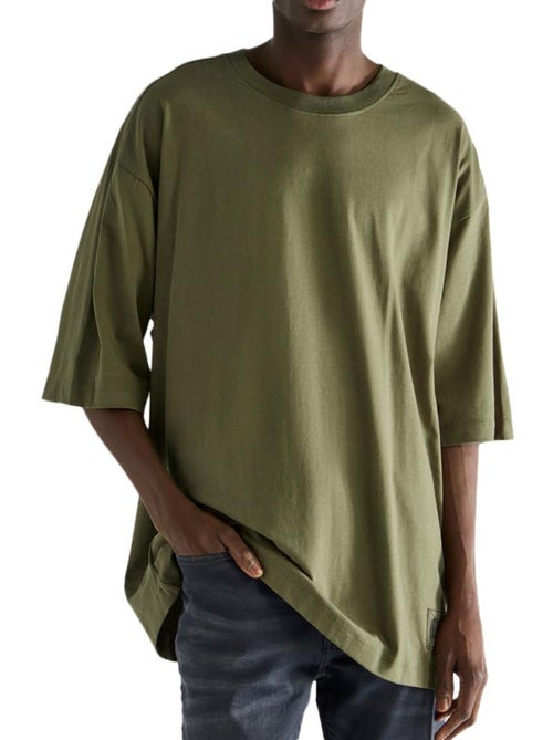 T-Shirt Kaporal SOPER Caqui para Homem - Kiabi T-Shirt Kaporal SOPER Caqui para Homem - Kiabi