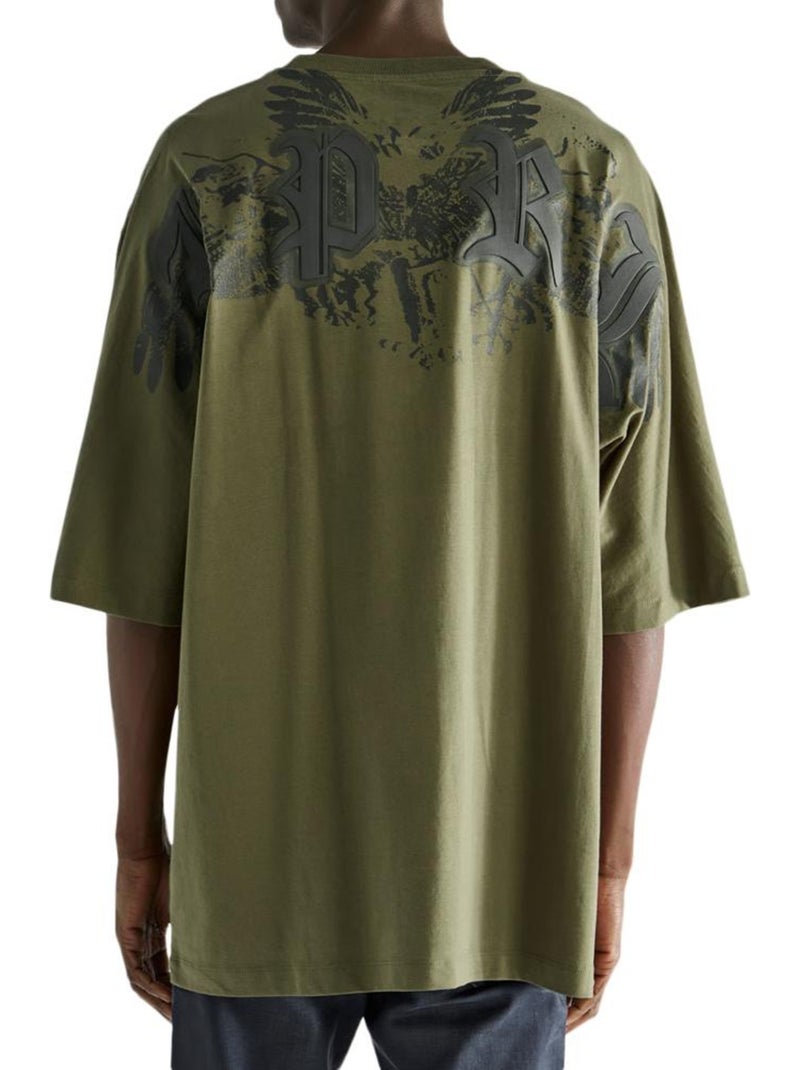 T-Shirt Kaporal SOPER Caqui para Homem Verde cáqui claro - Kiabi