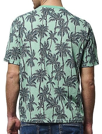 T-shirt Kaporal TOGO25EM11 Verde/Marinho para Homem
