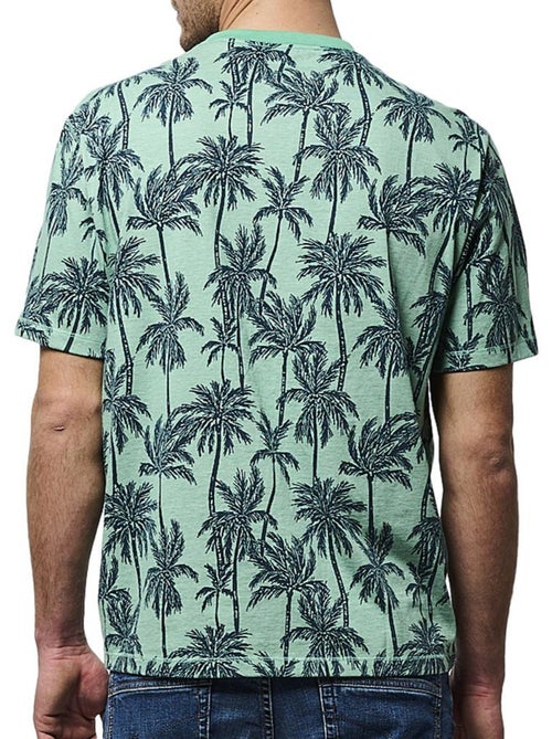 T-shirt Kaporal TOGO25EM11 Verde/Marinho para Homem - Kiabi