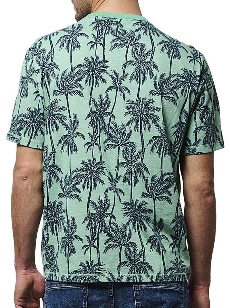 T-shirt Kaporal TOGO25EM11 Verde/Marinho para Homem Verde - Kiabi