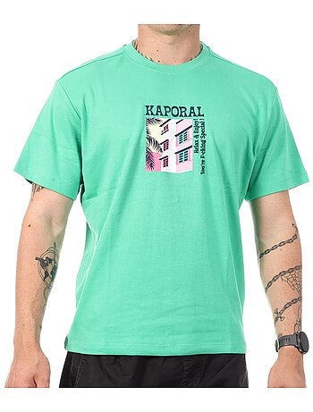 T-Shirt Kaporal TYSONE Verde para Homem